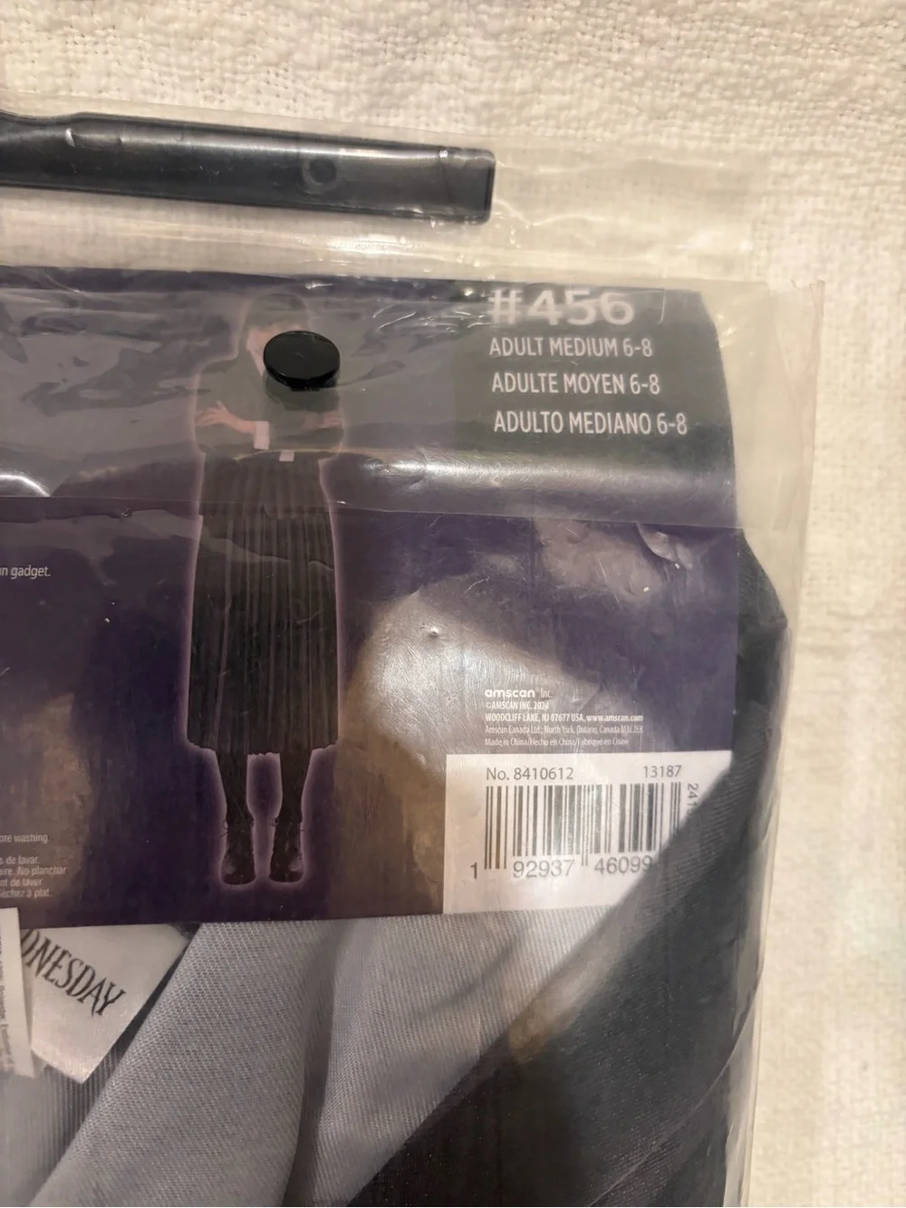 Wednesday Addams - Halloween Cosplay Costume -  Adult size Medium NWT